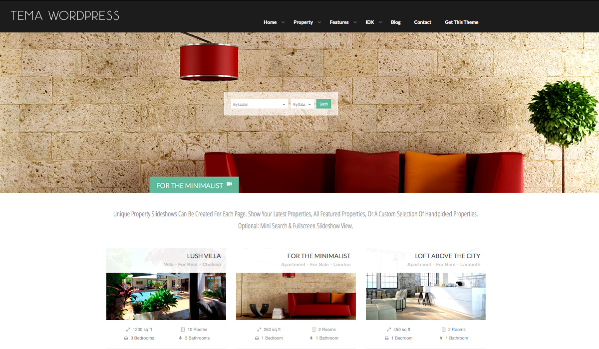 Web Inmobiliaria WordPress